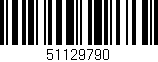 Código de barras (EAN, GTIN, SKU, ISBN): '51129790'