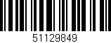Código de barras (EAN, GTIN, SKU, ISBN): '51129849'