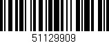 Código de barras (EAN, GTIN, SKU, ISBN): '51129909'