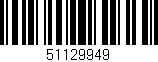 Código de barras (EAN, GTIN, SKU, ISBN): '51129949'
