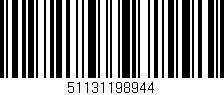 Código de barras (EAN, GTIN, SKU, ISBN): '51131198944'