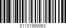 Código de barras (EAN, GTIN, SKU, ISBN): '51131868083'