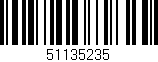 Código de barras (EAN, GTIN, SKU, ISBN): '51135235'