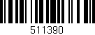 Código de barras (EAN, GTIN, SKU, ISBN): '511390'