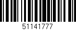 Código de barras (EAN, GTIN, SKU, ISBN): '51141777'