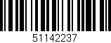 Código de barras (EAN, GTIN, SKU, ISBN): '51142237'