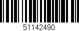 Código de barras (EAN, GTIN, SKU, ISBN): '51142490'