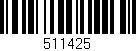 Código de barras (EAN, GTIN, SKU, ISBN): '511425'