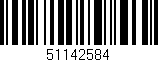 Código de barras (EAN, GTIN, SKU, ISBN): '51142584'