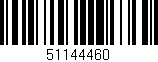 Código de barras (EAN, GTIN, SKU, ISBN): '51144460'