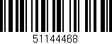 Código de barras (EAN, GTIN, SKU, ISBN): '51144468'