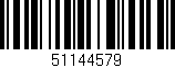 Código de barras (EAN, GTIN, SKU, ISBN): '51144579'