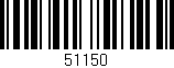 Código de barras (EAN, GTIN, SKU, ISBN): '51150'