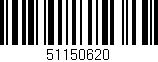 Código de barras (EAN, GTIN, SKU, ISBN): '51150620'
