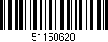 Código de barras (EAN, GTIN, SKU, ISBN): '51150628'