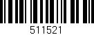 Código de barras (EAN, GTIN, SKU, ISBN): '511521'