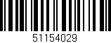 Código de barras (EAN, GTIN, SKU, ISBN): '51154029'