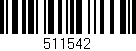 Código de barras (EAN, GTIN, SKU, ISBN): '511542'
