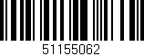 Código de barras (EAN, GTIN, SKU, ISBN): '51155062'
