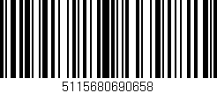 Código de barras (EAN, GTIN, SKU, ISBN): '5115680690658'