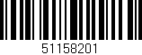 Código de barras (EAN, GTIN, SKU, ISBN): '51158201'
