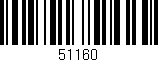 Código de barras (EAN, GTIN, SKU, ISBN): '51160'