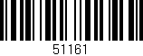 Código de barras (EAN, GTIN, SKU, ISBN): '51161'