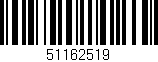 Código de barras (EAN, GTIN, SKU, ISBN): '51162519'