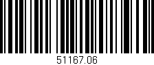 Código de barras (EAN, GTIN, SKU, ISBN): '51167.06'