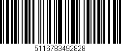 Código de barras (EAN, GTIN, SKU, ISBN): '5116783492828'