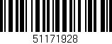 Código de barras (EAN, GTIN, SKU, ISBN): '51171928'