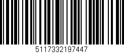 Código de barras (EAN, GTIN, SKU, ISBN): '5117332197447'
