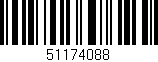 Código de barras (EAN, GTIN, SKU, ISBN): '51174088'