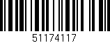 Código de barras (EAN, GTIN, SKU, ISBN): '51174117'
