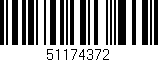 Código de barras (EAN, GTIN, SKU, ISBN): '51174372'