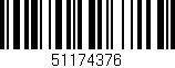 Código de barras (EAN, GTIN, SKU, ISBN): '51174376'