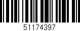 Código de barras (EAN, GTIN, SKU, ISBN): '51174397'