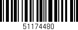 Código de barras (EAN, GTIN, SKU, ISBN): '51174480'