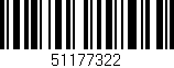 Código de barras (EAN, GTIN, SKU, ISBN): '51177322'