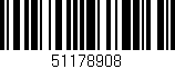 Código de barras (EAN, GTIN, SKU, ISBN): '51178908'
