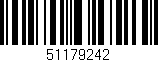 Código de barras (EAN, GTIN, SKU, ISBN): '51179242'