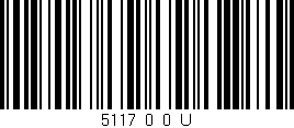 Código de barras (EAN, GTIN, SKU, ISBN): '5117_0_0_U'