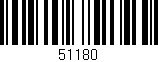 Código de barras (EAN, GTIN, SKU, ISBN): '51180'