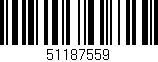 Código de barras (EAN, GTIN, SKU, ISBN): '51187559'