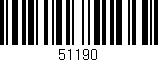 Código de barras (EAN, GTIN, SKU, ISBN): '51190'