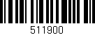 Código de barras (EAN, GTIN, SKU, ISBN): '511900'