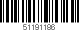 Código de barras (EAN, GTIN, SKU, ISBN): '51191186'