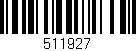 Código de barras (EAN, GTIN, SKU, ISBN): '511927'
