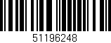 Código de barras (EAN, GTIN, SKU, ISBN): '51196248'