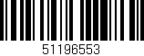 Código de barras (EAN, GTIN, SKU, ISBN): '51196553'
